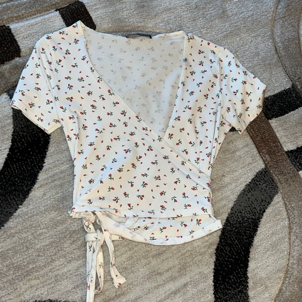 Brandy Melville Rae Wrap Top